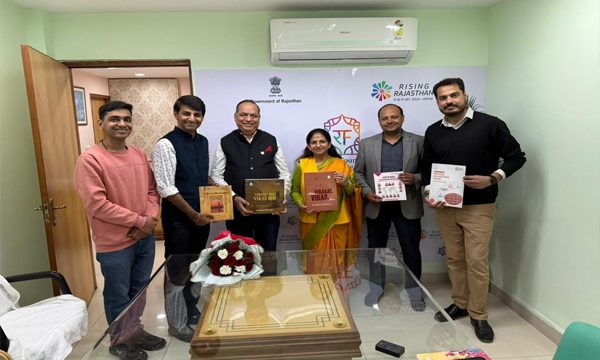 राजस्थान फाउंडेशन की आयुक्त डॉ. मनीषा अरोड़ा से प्रवासी राजस्थानी पूरन एल जेसवानी की विशेष मुलाकात